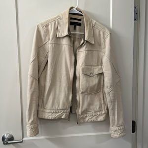 Rag and bone cotton twill moto jacket men’s size 38
